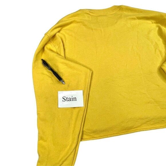 Victoria's Secret Pink Colorblock Snap Button Cropped Sweatshirt - Picture 4 of 10